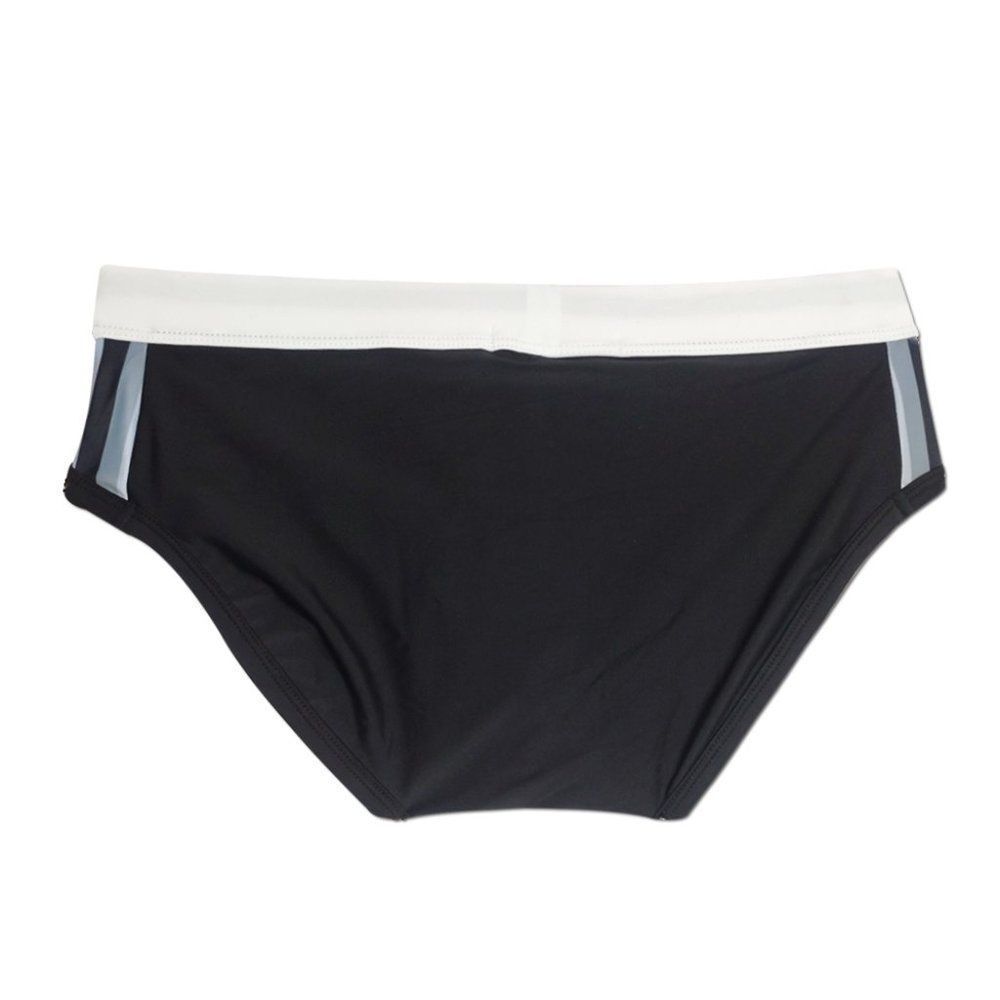 Men's low rise stripes bikini swim brief swimwear speedo Sliver SIZE S - Picture 5 of 5